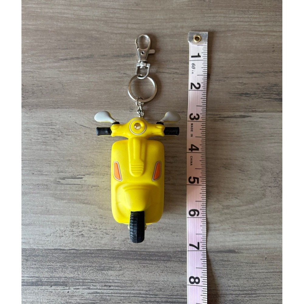 Bath & Body Works PocketBac RETIRED Yellow Scooter Moped Hand Sanitizer Holder - Picture 4 of 6